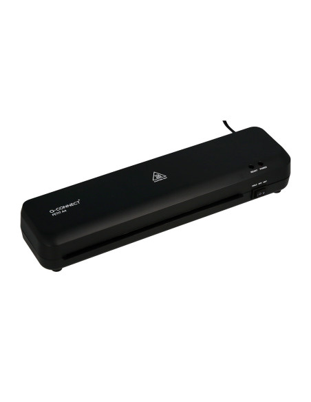Plastificadora q-connect compacta kf19061 din a4 plastificado caliente/frio luces ready/power 2 rodillos