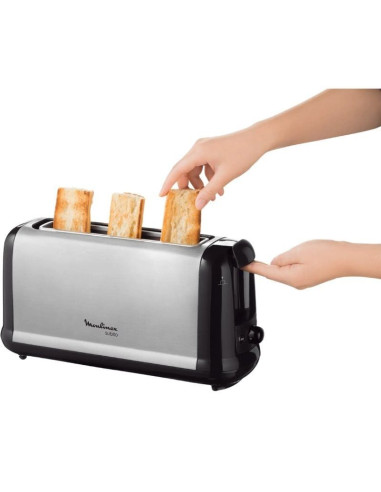 Tostador Moulinex Subito Select LS260800/ 1000W/ Plateado y Negro