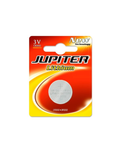 Jupiter Pack de 1 Pila Litio de Boton CR2032 3V