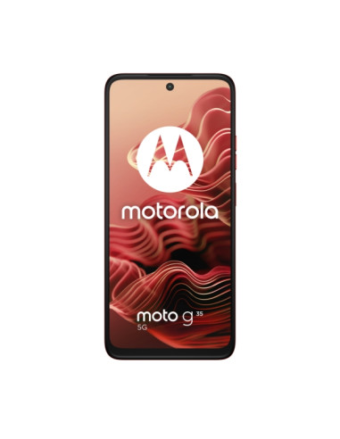 Motorola Moto G35 5G Smartphone Pantalla 6.72" - 8GB - 256GB - Camara 50mp - Bateria 5000mAh - Admite Carga de 18W - Color Rojo