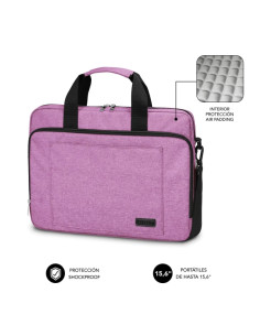 Subblim Maletin para Portatiles de hasta 15.6 Pulgadas - Proteccion Air Padding - Resistente Poliester Oxford - Repelente de Liq