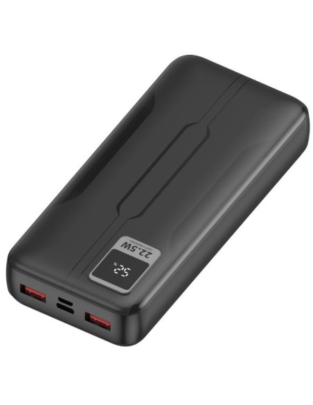 Powerbank 20000mAh Leotec LEPOW20W22K/ 22.5W/ Negra