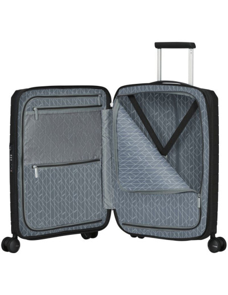 Maleta de Cabina American Tourister FastForward Spinner Expansible 55cm/ 55x40x23cm/ 4 Ruedas/ Negro