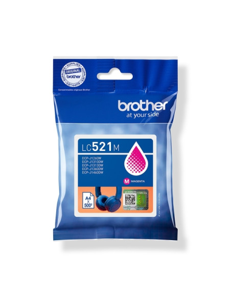 Brother LC521M Magenta Cartucho de Tinta Original - LC521M