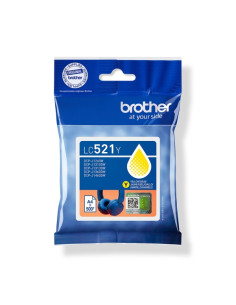 Brother LC521 Amarillo Cartucho de Tinta Original - LC521Y