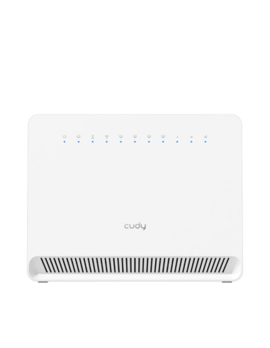 Cudy Router Gigabit WiFi 4G LTE Cat 6 AC1200 - Velocidad hasta 1000Mbps - 4 Puertos - Antenas Internas - 1 Ranura Nano SIM - Cat