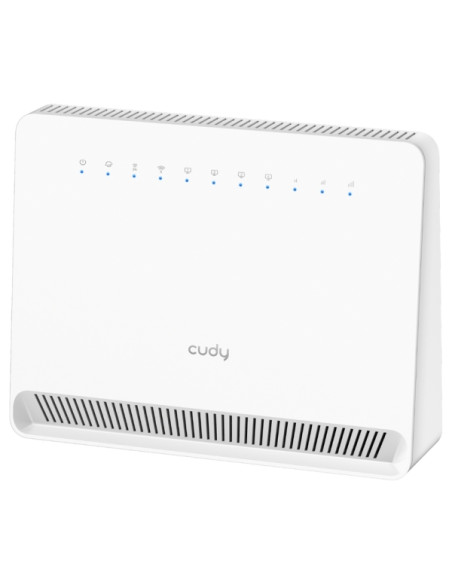 Cudy Router Gigabit WiFi 4G LTE Cat 6 AC1200 - Velocidad hasta 1000Mbps - 4 Puertos - Antenas Internas - 1 Ranura Nano SIM - Cat