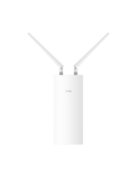 Cudy Repetidor WiFi AC1200 para Exterior - 1 Puerto - Velocidad hasta 100Mbps - 2 Antenas Desmontables - Resistencia al Agua IP6