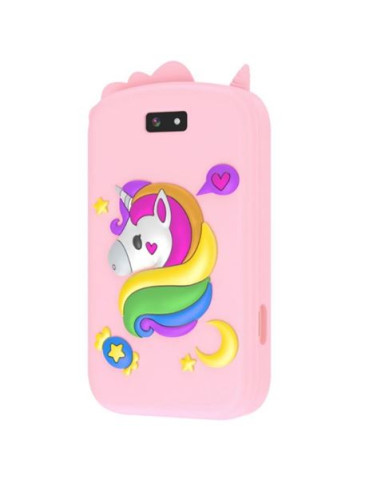 XO H160 Smartphone Pantalla 2.8" - Localizador - GPS - Wifi - Camara Delantera y Trasera - Funda Anticaidas - Color Rosa