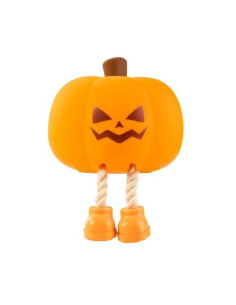 XO OZ08 Lampara de Noche Calabaza Halloween - Tacto Suave - Temporizador de 30 Minutos - Bateria 500mah