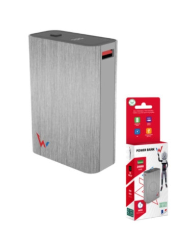 Powerbank 20000mAh Wonder WX20/ 10W/ Plata