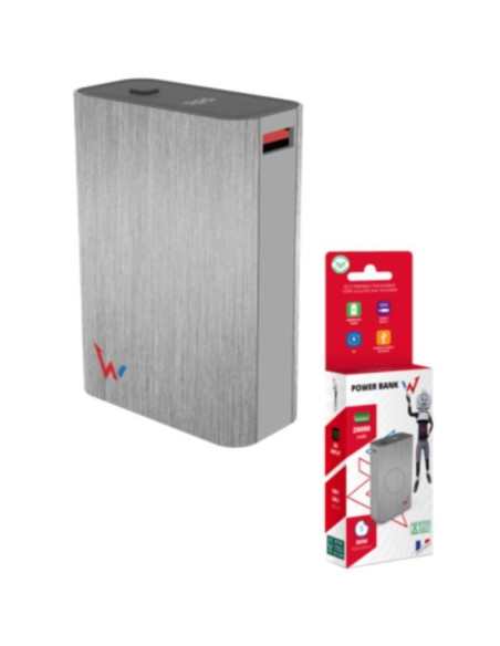 Powerbank 20000mAh Wonder WX20/ 10W/ Plata