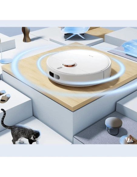 Xiaomi Vacuum S40C Robot Aspirador Inteligente WiFi 5000Pa - Barrido, Aspiracion y Mopa - Bateria de 2600mAh - Limpieza Intelige