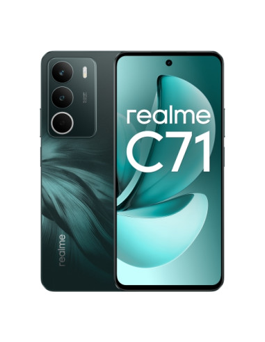 Realme C71 Smartphone Pantalla 6.67" - 8GB - 256GB - Camara 50MP - Bateria 6000mAh - Carga Rapida 45W - Color Verde