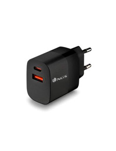 Cargador ngs de pared gan ultrarapido para portatil 45w con 2 puertos: usb-c a usb-a