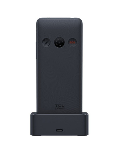 Teléfono Móvil TCL One Touch 4042S Para Personas Mayores/ 4G/ Gris Oscuro