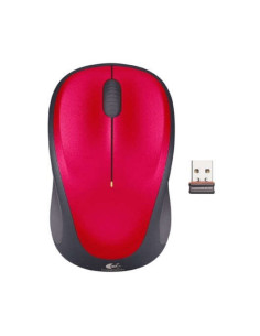 Logitech M235 Raton Inalambrico 1000dpi - 3 Botones - Uso Ambidiestro - Color Rojo