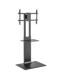 Soporte de Suelo Inclinable/ Giratorio con Bandeja DVD Aisens FT86TSE-399 para TV de 37-86""/ hasta 50kg