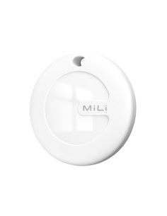 Leotec Easy Tag Blanco + Llavero Negro - Compatible con IOS/Android