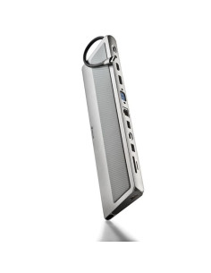 Docking USB Tipo-C NGS WonderDock 12 Pro/ 3xUSB/ 2xHDMI 4K/ 1xVGA/ 1xRJ45/ 1xLector de Tarjetas/ 1xJack 3.5/ 1xUSB Tipo-C PD/ Gr