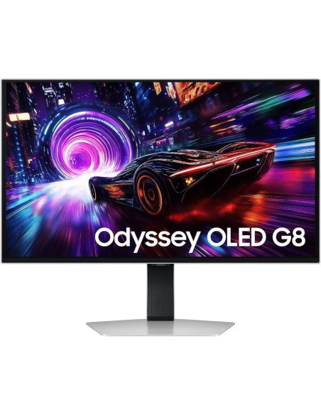 Monitor Gaming Samsung Odyssey OLED G8 G81SF S27FG810SU 27"/ 4K/ 0.03ms/ 240Hz/ OLED/ Regulable en altura/ Plata