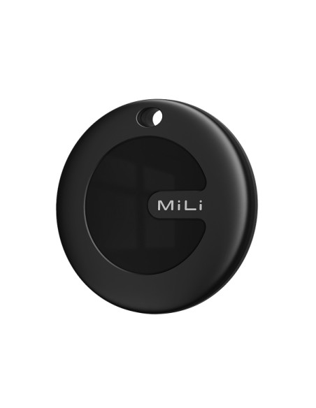 Leotec Easy Tag Negro + Llavero Negro - Compatible con IOS/Android