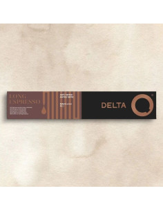 Cápsula Delta Delta Q-Long Espresso para cafeteras Delta/ Caja de 10