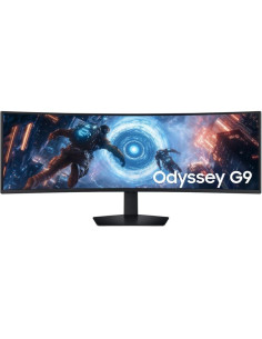 Monitor Gaming Ultrapanorámico Curvo Samsung Odyssey G9 G91F S49FG910EU 49"/ Dual QHD/ 1ms/ 144Hz/ Regulable en altura/ Negro