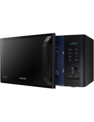 Microondas Samsung MG23K3515AK/E1/ 1250W/ Capacidad 23L/ Función Grill/ Negro