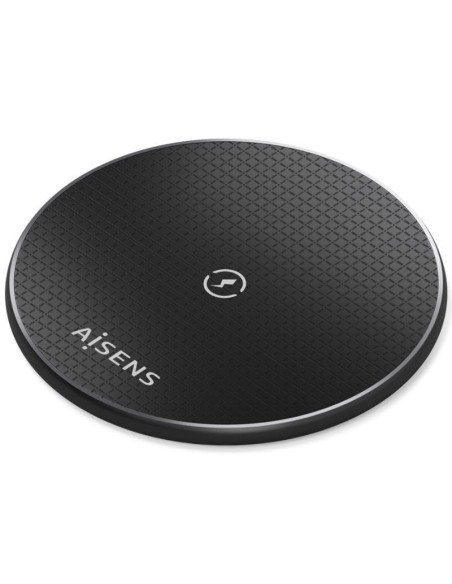 Base de carga Inalámbrica Aisens ASCH-15W1WC058-BK 15W/ Negro