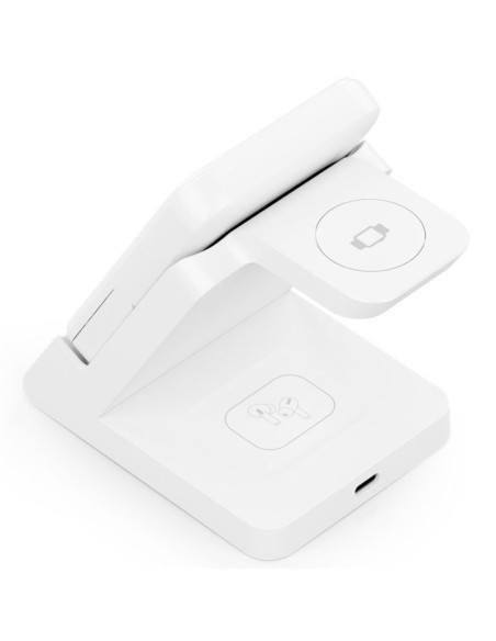 Base de carga Inalámbrica Aisens ASCH-15W4WC063-W/ 15W/ Blanco