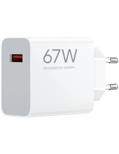 Cargador de Pared Xiaomi 67W HyperCharge (Type-A)/ 1xUSB/ 67W