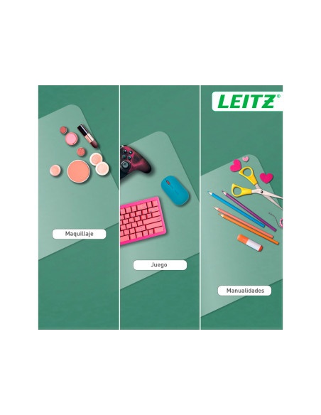 Alfombrilla de sobremesa leitz 70x36 cm transparente