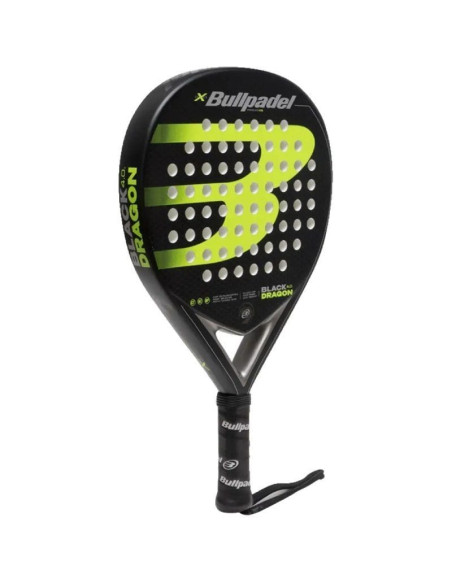 Pala de Pádel Bullpadel Black Dragon 4.0/ Negro y Verde