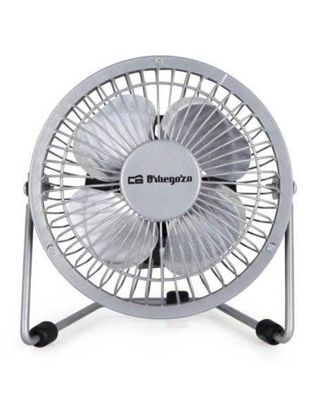 Mini Ventilador USB Orbegozo PW 1025/ Plata