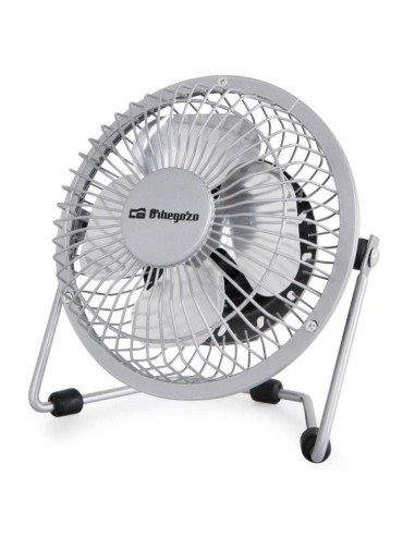 Mini Ventilador USB Orbegozo PW 1025/ Plata