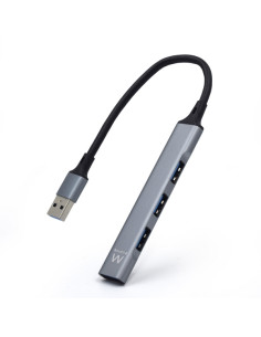 Ewent Hub USB3.2 - 1 USB-A - 1 Puerto USB 3.2 - 3 Puertos USB 2.0