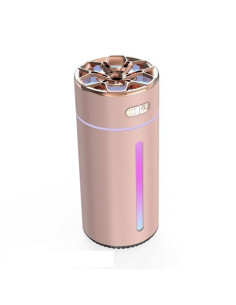 XO Aromatizador de Espacios Reducidos - Luz RGB - Bateria 800mAh - Cargador Tipo C - Capacidad 300Ml - Color Rosa