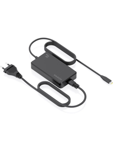 Cargador Sobremesa GaN Aisens ASCH-1PD45D067-BK/ 1xUSB Tipo-C/ 45W
