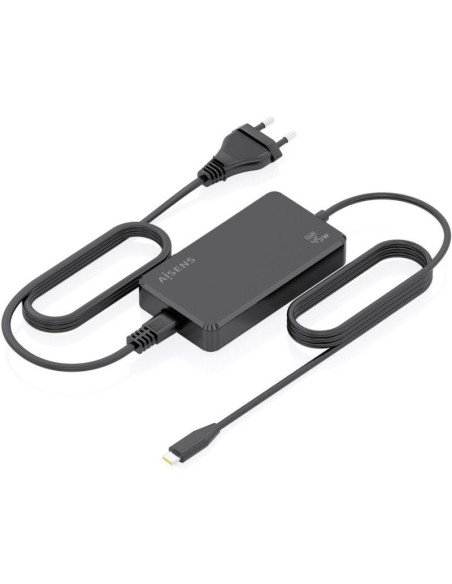 Cargador Sobremesa GaN Aisens ASCH-1PD45D067-BK/ 1xUSB Tipo-C/ 45W