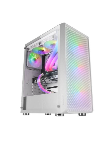 Caja Gaming Semitorre Mars Gaming MC-F/ Blanca