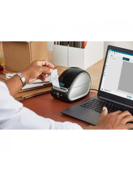 Dymo LabelWriter 550 Impresora de Etiquetas - Resolucion 300x300dpi - Hasta 62 Etiquetas por Minuto - Reconocimiento Automatico