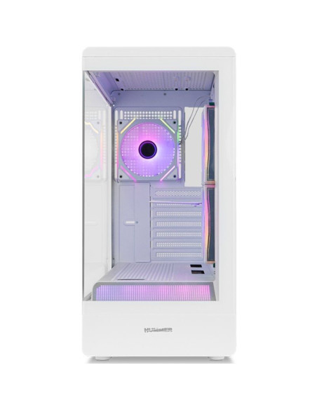 Caja Gaming Semitorre Nox Hummer SIGNAL/ Blanca