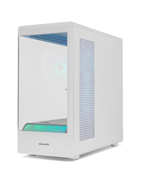 Caja Gaming Semitorre Nox Hummer SIGNAL/ Blanca