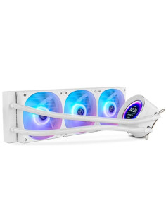 Sistema de Refrigeración Líquida Nox X-360 LCD/ Blanco