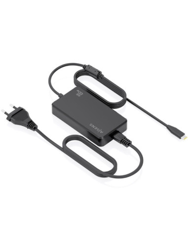 Cargador Sobremesa GaN Aisens ASCH-1PD100D070-BK/ 1xUSB Tipo-C/ 100W