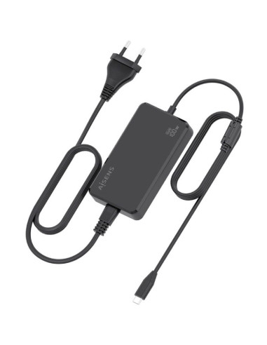 Cargador Sobremesa GaN Aisens ASCH-1PD100D070-BK/ 1xUSB Tipo-C/ 100W