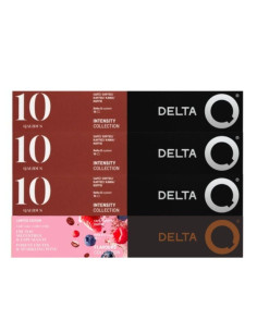 Cápsula Delta Combo Qualidus + Frutos Silvestres & Espumante del para cafeteras Delta/ Caja de 40