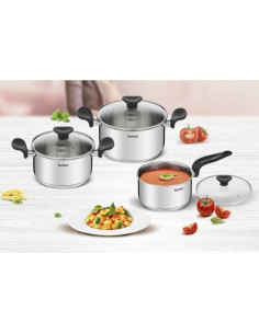 Batería de Cocina Tefal Primary E308S674/ Cazo  16cm/ Cacerola  18cm/ Cacerola  20cm/ Aluminio/ Apta para Inducción 2
