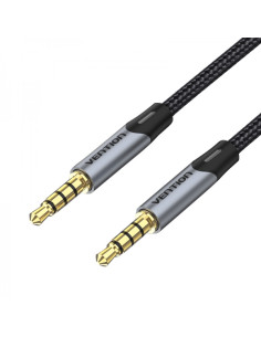 Vention Cable Estereo Jack 3.5 Macho a Jack 3.5 Macho - 2m - Color Gris